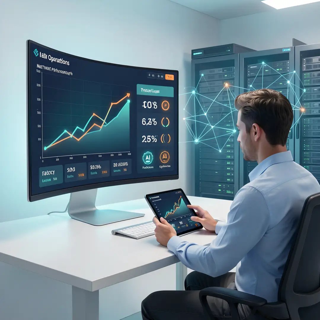 Step 6: Illustration for step: Monitor your progress related to How AI Is Improving Network Performance, pro