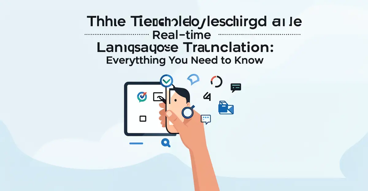 Featured image: Professional featured image for: The Technology Behind Real-time Language Translation: Everything Yo